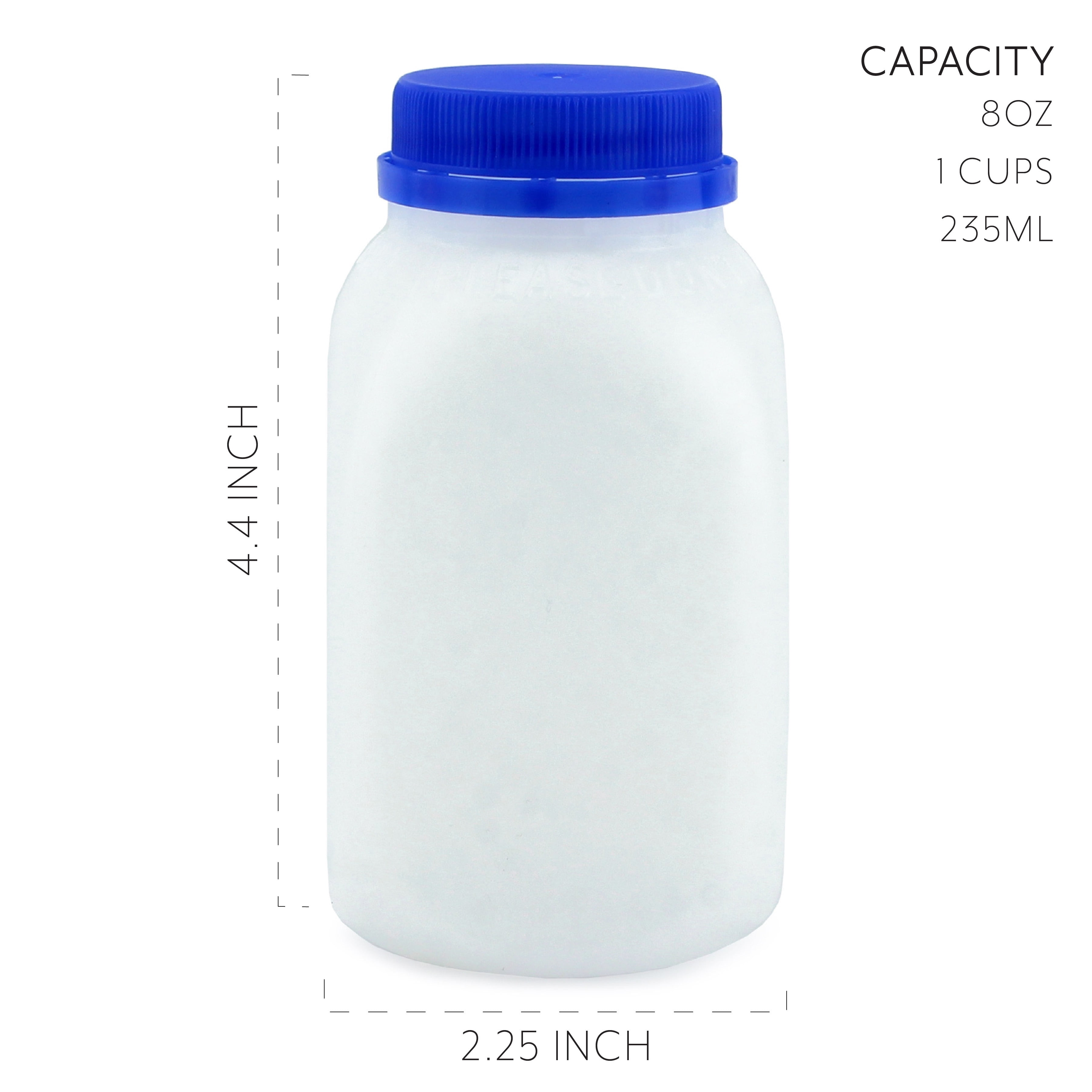 1 Liter (33.8 Oz) Square Milk Bottle – Better Beverage Bottles