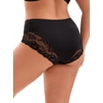 thumbnail image 3 of INSPIRE CHIC Women's Plus Size Mid-Rise Lace Trim Casual Underwear, 3 of 7