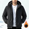 thumbnail image 2 of Men's Lightweight Waterproof Rain Jacket for Outdoor Softshell Breathable Windbreaker Rain Coat Hooded with Pockets, 2 of 8