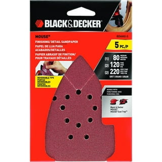Black and Decker Sandpaper Assortment 1/4 in Sheet 6pk 74-606 from Black  and Decker - Acme Tools