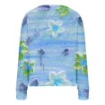 thumbnail image 4 of Cárdigan informal para mujer, chaqueta con botones estampados, abrigo de moda, blusa de poliéster para mujer, 4 of 5