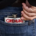 thumbnail image 3 of Gremlins Gizmo Logo Stainless Steel 5oz Hip Drink Kidney Flask, 3 of 4