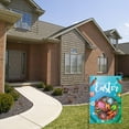 thumbnail image 6 of Qocolhg Easter Bunny/Egg/Gnome with Rabbit Themed Garden Flag 12x18 Double Sided, Funny Bunny Floral Small Yard Flag Easter Egg Banner for Easter Holiday Farmhouse Yard Outdoor Decorations, 6 of 7