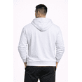 thumbnail image 3 of Expert Brand Men's Fleece Tec Pullover Hoodie Sweater, White, Small, 3 of 7