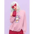 thumbnail image 2 of Queen Of Ghosting Sweatshirt Women -Smartprints Designs, Female Large, 2 of 4