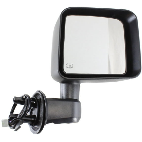 For Jeep Wrangler 2011 2012 2013 Door Mirror Passenger Side | Power | Heated | Manual Folding | Textured | 5182174AB | CH1321319
