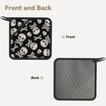 thumbnail image 2 of Xecao black white Skull bone for Silicone Trivet Mats - Heat Resistant Pot Holders, Multipurpose Non-Slip Hot Pads, 2 of 8