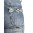 thumbnail image 4 of Stetson Western Denim Jeans Womens 4 Long Blue 11-054-0816-0281 BU, 4 of 4
