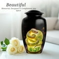 thumbnail image 5 of Snake black Urn for Human Ashes Adults - 1 large Urns for Human Ashes Male & Female - Memorial Cremation Urns for Man & Woman - set of 4 small keepsake urns mother, 10 Inch, 5 of 7