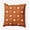 Dusty Orange, variant on 16" x 16" Simply Daisy Pumpkin Pattern Polyester Indoor/Outdoor Pillow, Navy Qty 1