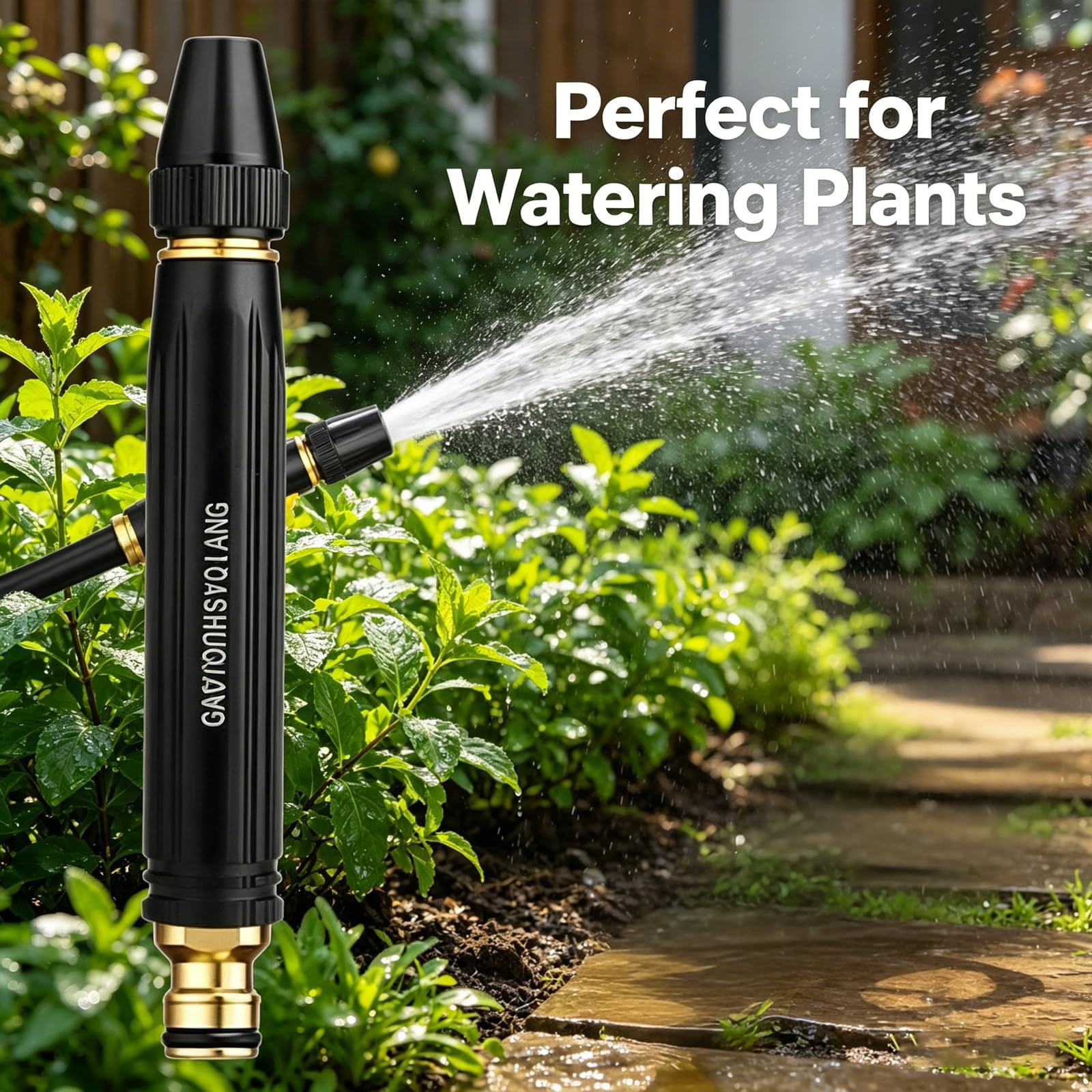 Home High Pressure Car Wash Water Gun, with Booster Nozzle and Hose, A Must-Have for Watering Plants, Multi Function Lawn & Garden Watering Sprayer for Plant Watering Lawn Car
