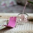 thumbnail image 2 of Campanas de viento de flor de cerezo, regalo de cumpleaños, vidrio de estilo japonés, pequeños adornos de productos básicos, decoraciones creativas para el hogar, atracciones del mercado nocturno, 2 of 6
