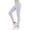 Purple, variant on jobturf Girls Leggings High Waisted Ruffle Trim Ribbed Yoga Pants Summer Stretchy Casual Trousers for Kids 1-10 Years