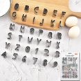 thumbnail image 1 of Juego de 36 moldes para pasteles de acero inoxidable con caja de almacenamiento duradera para decorar pasteles, pasta de azúcar, galletas(36), 1 of 5