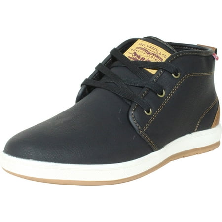 Levi s Ace-Waxed-UL-NB Chukka Boots Black/Tan Men s Levis Shoes Sz: 9