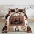 thumbnail image 2 of Feelyou Hippie Tribal Cowboy Bedding Comforter Set, Gothic Western Skeleton Twin Comforter Sets, Teens Kids Boys Girls Reversible Bedding Set, Microfiber Bedroom Decor, 2pcs, 2 of 8