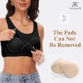 thumbnail image 3 of Joyshaper Women's Scoop Neck Fitted Camis Tank Top with Built in Bra Cup Casual Wide Strap Sleevless Camisole, 3 of 6