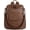 0183 Brown, variant on Women Backpack Purse 3 ways PU Washed Leather Ladies Rucksack Shoulder Bag C Purple