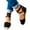 Black, variant on Womens Espadrille Sandals Linen Flat Lace Up Sandals Roman Style Open Toe Summer Beach Shoes Casual Walking Footwear For Women Pink US :6.5