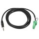 thumbnail image 1 of 6Pin Green Connector Stereo 3.5MM Audio Aux-in MP3 Cable Wire for Jazz Fit 2002-2006, 1 of 4