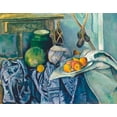 thumbnail image 2 of Cezanne, Paul 32x26 Black Ornate Wood Framed with Double Matting Museum Art Print Titled - Still Life with Apples, 2 of 4