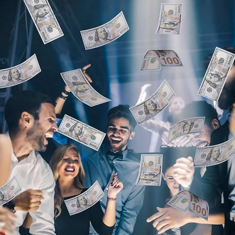 300 PCS Prop Paper Money Play Paper Money for Kids Pretend Play - Number Learning Education Toys for Girls Boys, Develops Early Math Skills, Prop for Board Game, Magic, Girls Boys Birthday