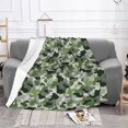 thumbnail image 7 of Throw Blanket Print Camouflage Pattern Soft Cozy Fleece Flannel Blanket Home Decor for Couch Sofa Bed 40"x30", 7 of 7