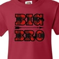 thumbnail image 4 of Inktastic Big Bro Buffalo Plaid Brother Youth T-Shirt, 4 of 5
