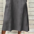 thumbnail image 4 of Womens Cotton Linen Midi Dress Casual Button Henley Sleeveless Sundress Summer Loose Beach Tank Dresses with Pockets, 4 of 6