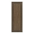 thumbnail image 3 of Gertmenian Paseo Kiano Modern Striped Havana/Black Outdoor Area Rug, 2x6, 3 of 7