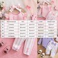 thumbnail image 4 of CAICJ98 Newborn Infant Baby Girls Clothes Ribbed Romper Bodysuit Pants Headband Set Fall Winter Outfits (Pink,3-6 Months), 4 of 7