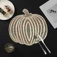 thumbnail image 4 of CASAFUN Pumpkin Placemats Harvest Placemats Fall Placemats Heat-Resistant for Thanksgiving,Halloween,Party and Wedding Table Decorations, 4 of 6