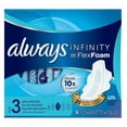 thumbnail image 2 of Always Infinity Extra Heavy Pads with Flexi-Wings, Size 3, Unscented 14 ea (Pack of 2), 2 of 2