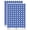 Dark Blue, variant on Acorn Doodle 200+ Round Stickers - Light Pink - Gloss Finish - 0.50" Size