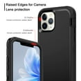 thumbnail image 3 of I-HONVA Compatible with iPhone 11 Pro Max Case,3-Layer Military Grade Drop Protection Anti-Slip Bumper Rugged Shockproof Dustproof Protection 6.5 inch Phone Case,Black, 3 of 6