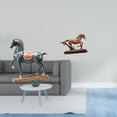 thumbnail image 2 of Figura de caballo,Figura de caballo Escultura animal coleccionable,Figura de caballo,Escultura de figura de caballo en miniatura coleccionable,Estatua de animal de adorno de caballo de resina, 2 of 8