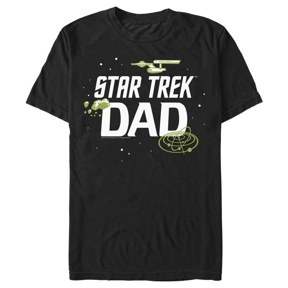 Men's Star Trek Star Trek Dad Graphic Tee Black Small