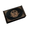 thumbnail image 2 of Xuanheng Wooden Tarot Box Card Holder Small Game Cards Collectible Tarot Storage Case Pentagram, 2 of 8