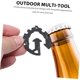 thumbnail image 4 of Pack of 2 Multifunctional Tools, Screwdriver, Bottle Opener, Outdoor Multitool, Stainless Steel, Black, 4 of 5