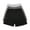 Black, variant on MIUOWANP Women's Solid Stretch High Waist Elastic Leisure Sports Shorts for Women Pack of 3