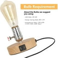 thumbnail image 4 of Set of 2 Vintage Table Lamp with Dual USB ports for Bedroom,Office,Living Room, 4 of 7