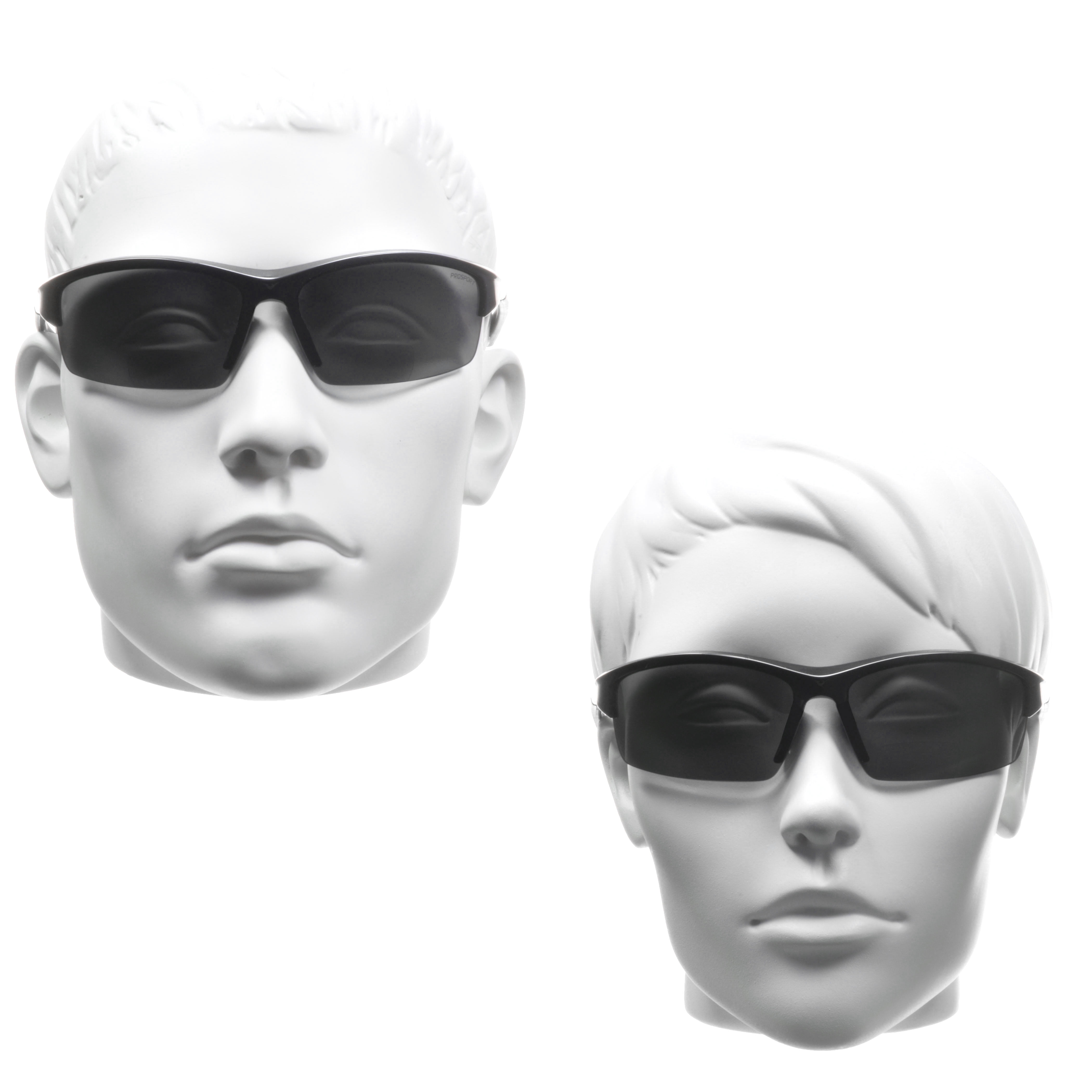 proSPORT Polarized Bifocal Sunglass Reader Men Women w/ Case & Retainer