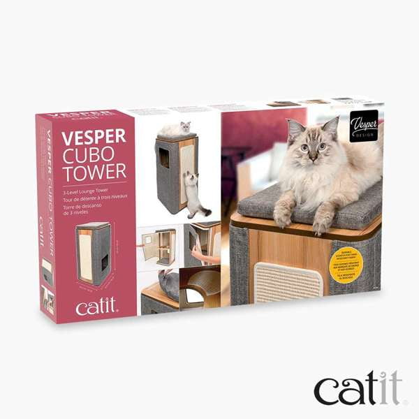 Meuble Cubo Tower Vesper pour chats