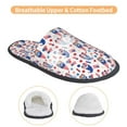 thumbnail image 3 of Fotbe 4th Of July Pantuflas Peludas para Mujer con Estampado, Zapatillas de Peluche, Zapatos de Invierno para Casa, Uso Interior y Exterior-Medium, 3 of 8