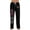 Black, variant on Men's 4th Of July Pants Patriotic 1776-2026 Trousers Relaxed Fit We the People Pajama Pants Comfy Elastic Drawstring Sleepwear Blue L