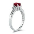 thumbnail image 2 of SZUL Women's Ruby and Diamond Regal Channel Ring, 2 of 3