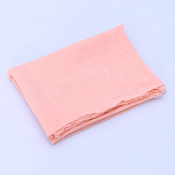 UPKOCH Linen Embroidery Fabric Pink 1Set 41.3x57.1x0.04In