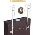 thumbnail image 4 of PRZL Wall Door Mounted Jewelry Cabinet with Full Length Mirror, Lockable Over Door Jewelry Armoire with LED Lights, 47.5" Large Jewelry Storage Organizer with 6 Drawers, Espresso, 4 of 15