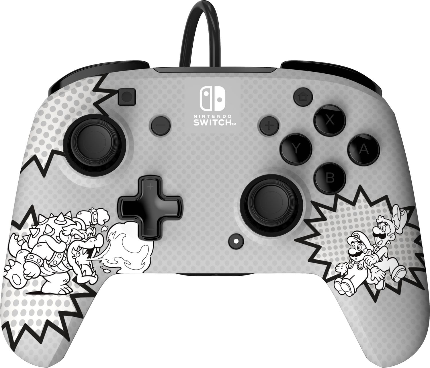 REMATCH Wired Controller: Comic Attack Nintendo Switch, Nintendo Switch - OLED Model, REMATCH Wired Controller Comic