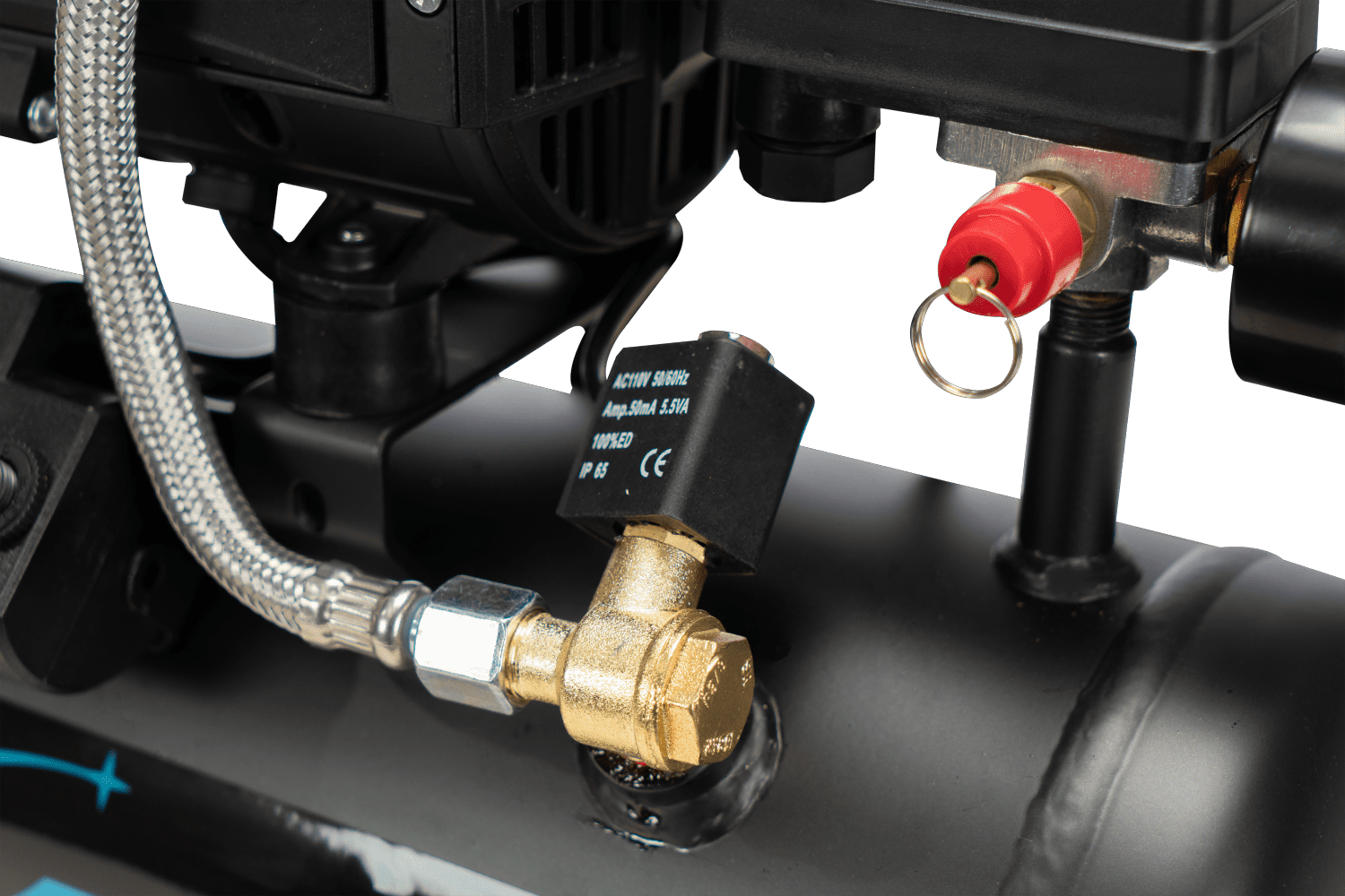 2 Gallon Oil Free Air Compressor, 1.0HP, Max.115 PSI Pressure, 65dB Ultra Quiet Compressor for Auto Repair, Tire Inflation, Spray Painting, Woodwork Nailing